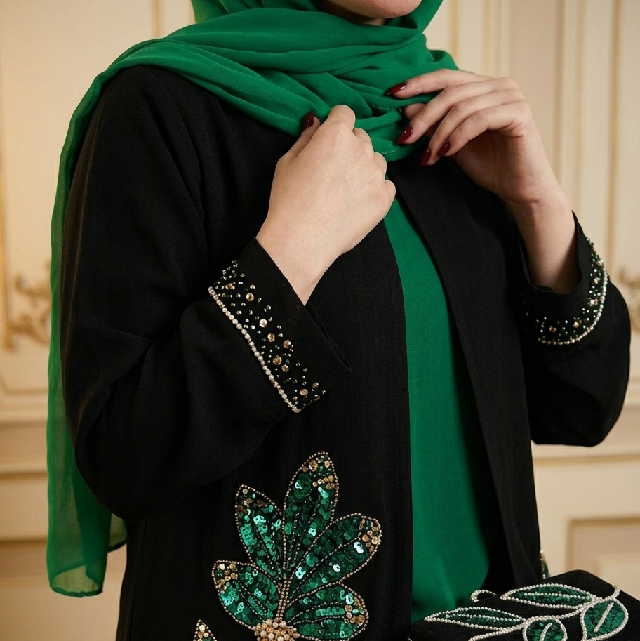 The Emerald Stem Couture Set