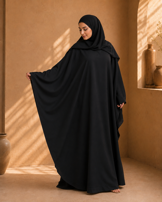 Oversized Black Butterfly Abaya coustomiz available colour and size