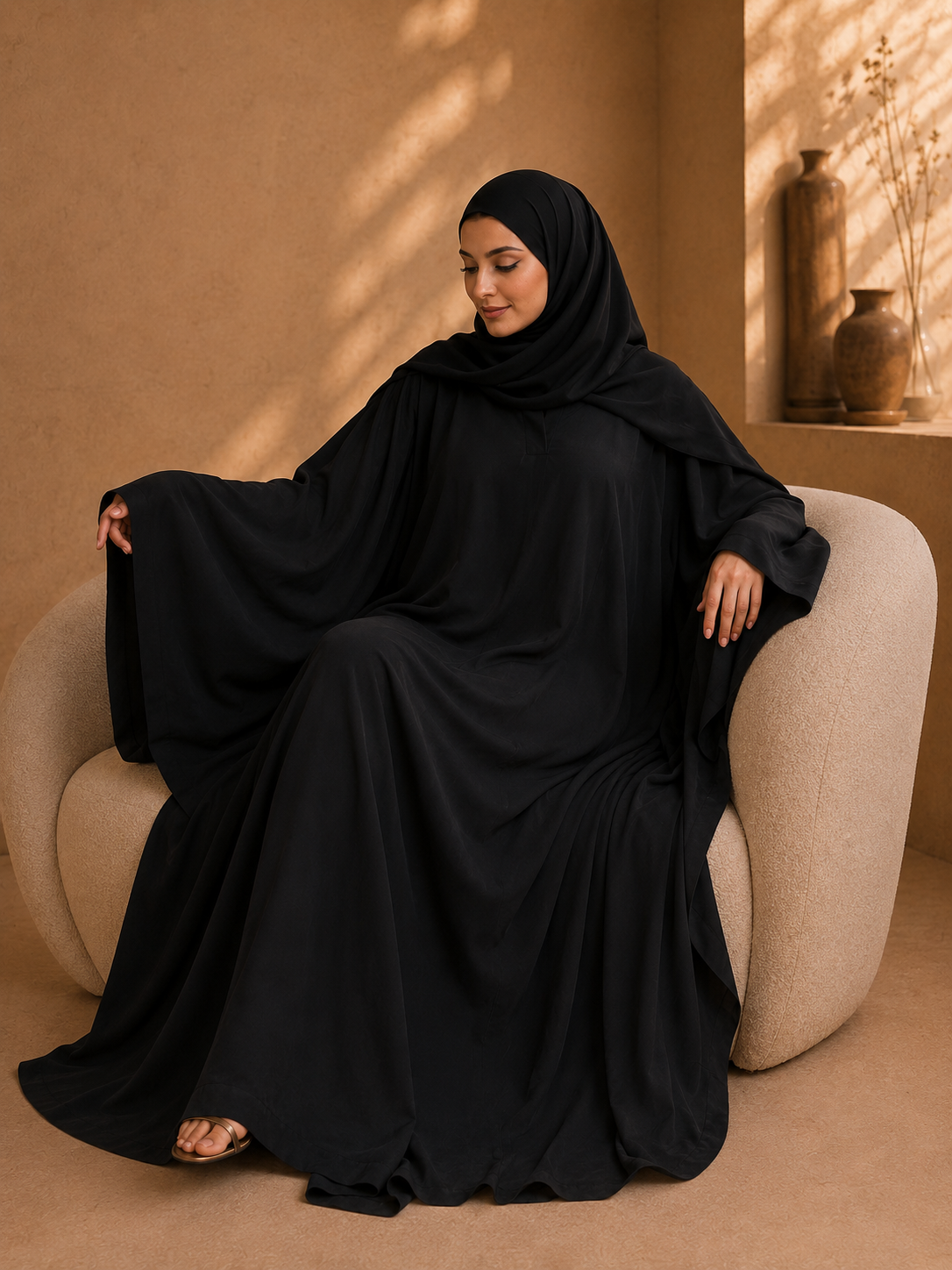 Oversized Black Butterfly Abaya coustomiz available colour and size