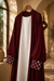 Burgundy Nida Embroidered Modest Set