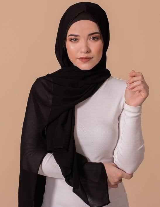 Black-Premium-Georgette-Hijab