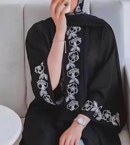 Work embroidery  Imported Nida fabric